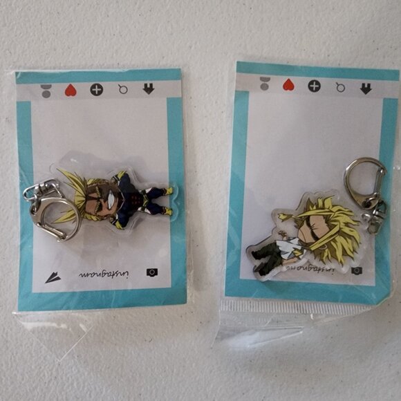 Fan Art My Hero Academia Anime Mouse Pad & 6 Character Keychains Set #1 - Picture 4 of 6